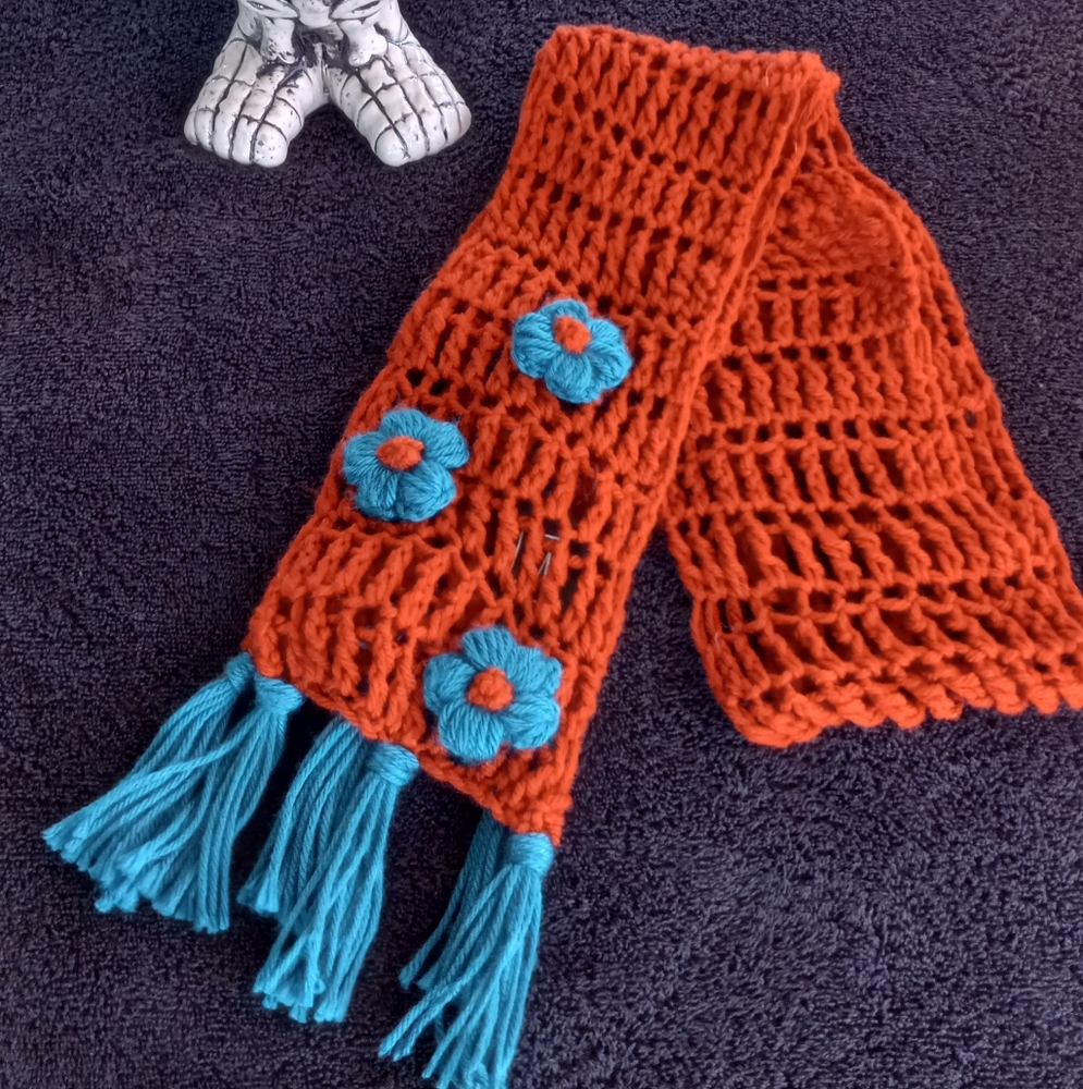 ❌️SOLD❌️ Orange you warm scarf